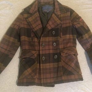 Legendary Goods Wool Pea Coat men's small